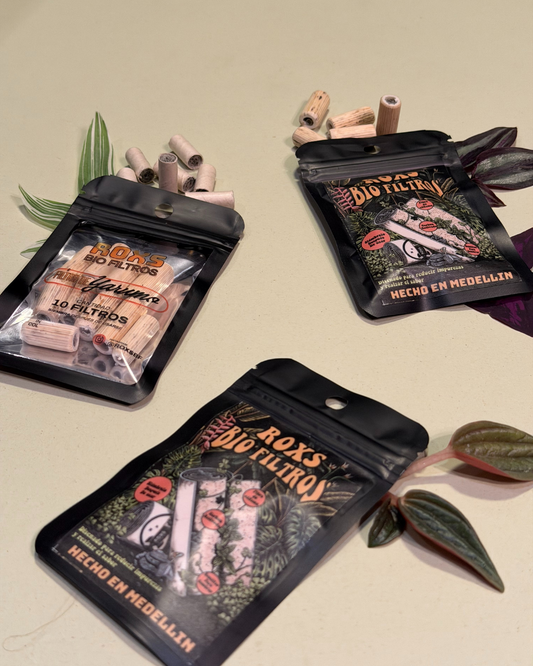 1 pack de 3 filtros: Yarumo y caña talla S y M