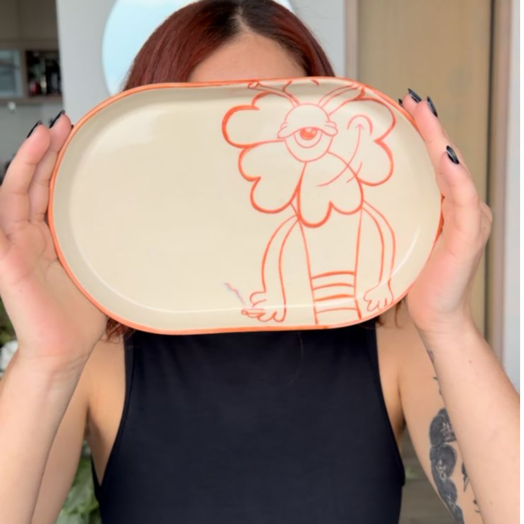 Bandeja de ceramica